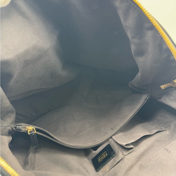 Fendi Black Pebbled Leather Chameleon Tote Bag - Picture 12 of 15